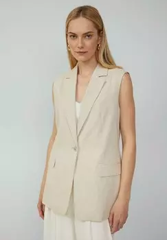 Жилет MIT REVERSKRAGEN s.Oliver BLACK LABEL, цвет Helles Beige