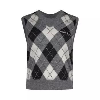 Жилет Miu Miu Cashmere Vest, серый