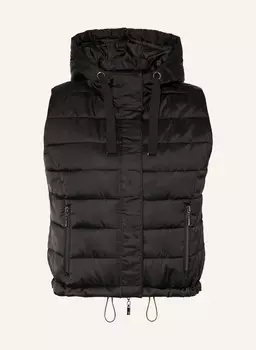 Жилет monari mit Glitzergarn, черный