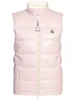Жилет Moncler Alcibia short down, розовый