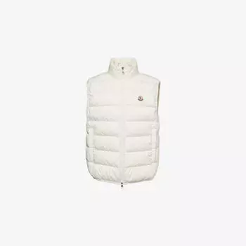 Жилет Moncler Contrin на утепленной подкладке, белый