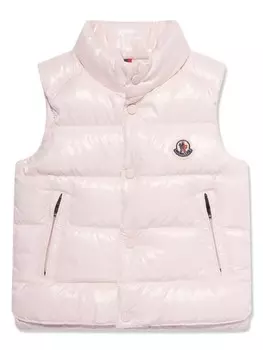 Жилет Moncler Enfant с логотипом, розовый