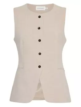 Жилет MOSS COPENHAGEN Weste Mirabelle Michelle, бежевый