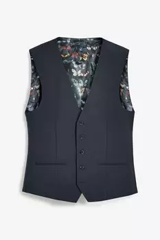 Жилет Motionflex из смесовой шерсти Next, синий