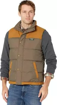 Жилет Mountain Classic Down Vest Color-Block L.L.Bean, цвет Dark Cinder/Saddle