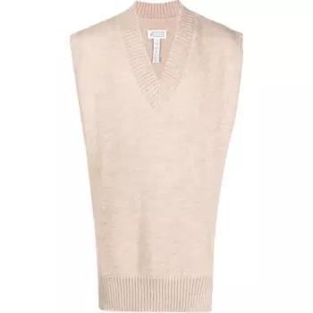 Жилет мужской абрикосовый кремовый Maison Margiela