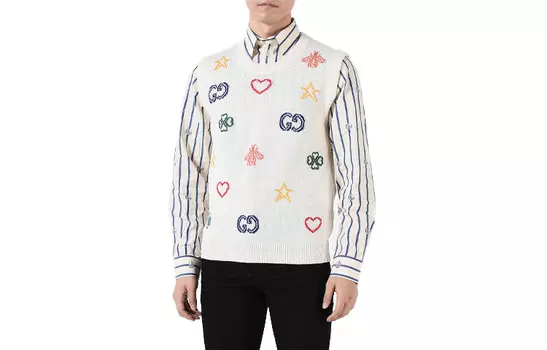 Жилет мужской белый Gucci, белый