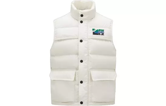 Жилет мужской белый Moncler