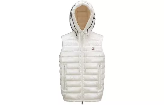 Жилет мужской белый Moncler