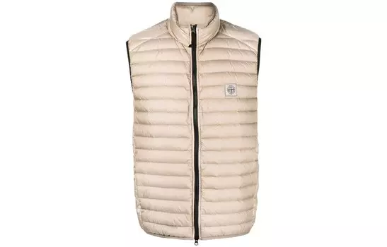 Жилет мужской бежевый Stone Island, бежевый
