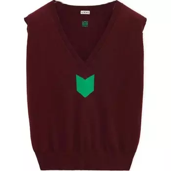 Жилет мужской бордовый красный Loewe, красный