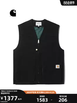 Жилет мужской Carhartt WIP с логотипом, черный
