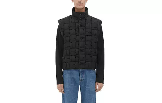 Жилет мужской черный Bottega Veneta, черный