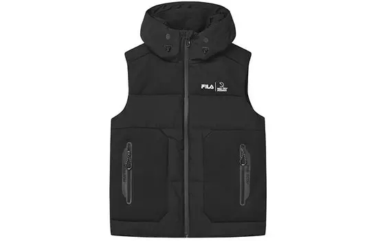 Жилет мужской, черный как смоль Fila, черный