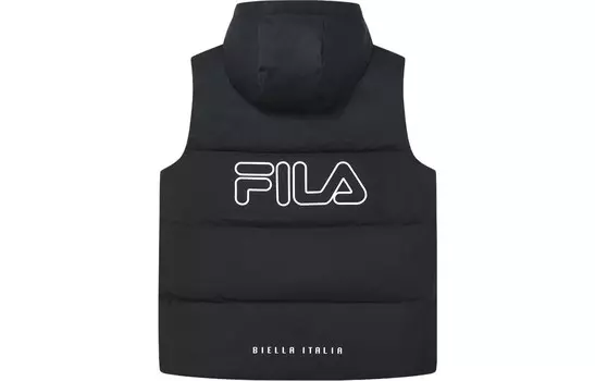 Жилет мужской, черный как смоль Fila, черный