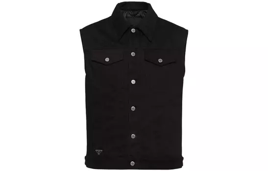 Жилет мужской черный Prada, черный