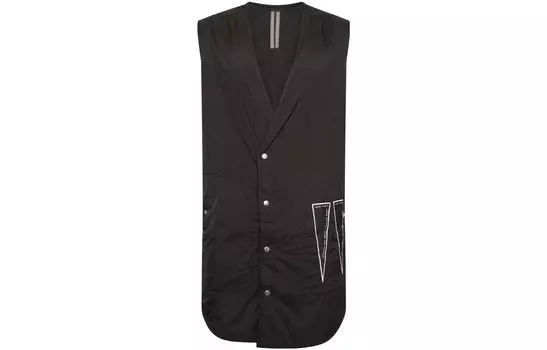 Жилет мужской черный Rick Owens
