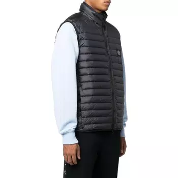 Жилет мужской черный Stone Island, черный