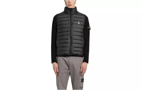 Жилет мужской черный Stone Island, черный