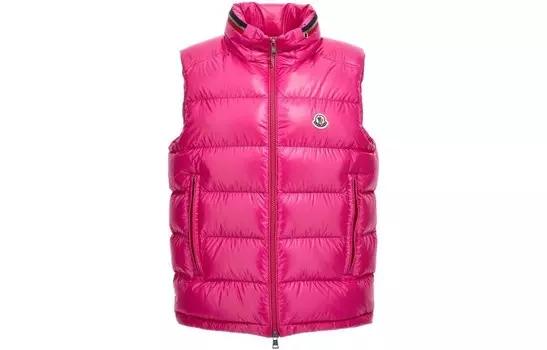 Жилет мужской фуксия Moncler, цвет Fuchsia