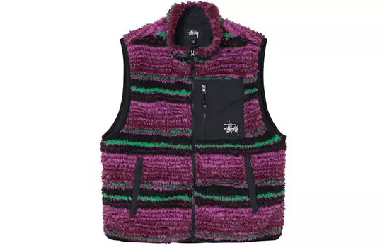 Жилет мужской фуксия Stussy, фуксия