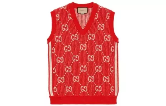 Жилет мужской Gucci, красный