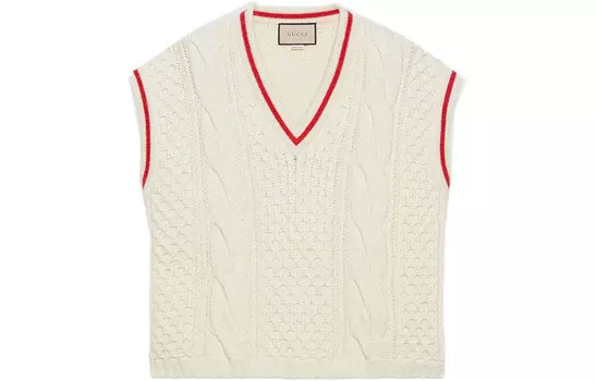 Жилет мужской Ivory White Gucci, белый