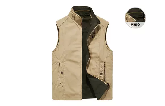 Жилет мужской Jeep Spirit, черный/синий