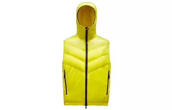 Жилет мужской лимонно-желтый Moncler