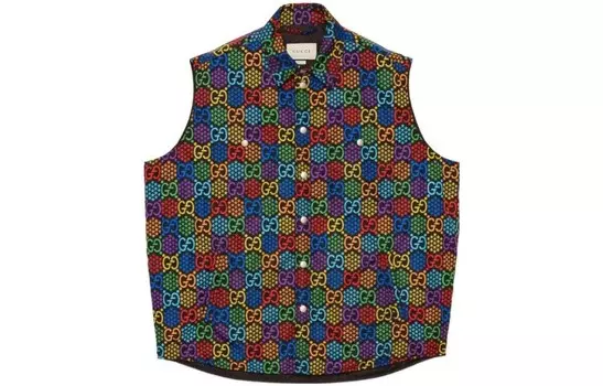 Жилет мужской многоцветный Gucci, цвет Multicolor
