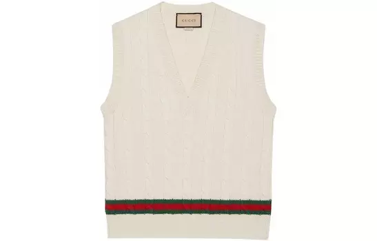 Жилет мужской Off White Gucci, кремовый