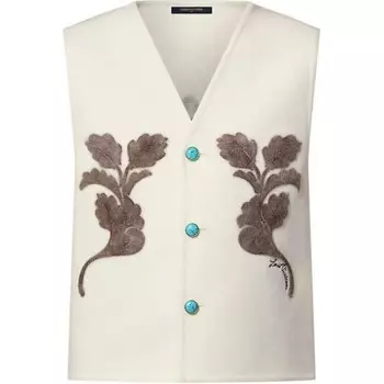 Жилет мужской Off White Louis Vuitton, кремовый