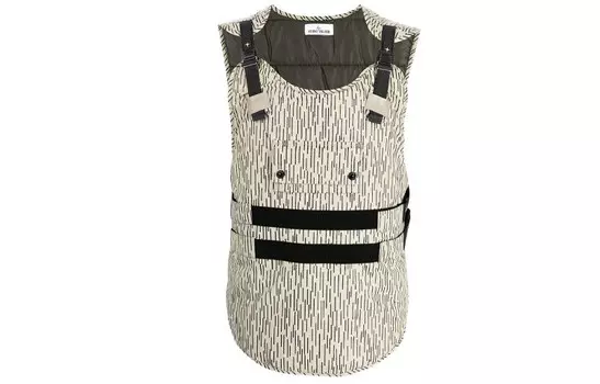 Жилет мужской Off White Stone Island, кремовый