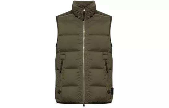 Жилет мужской оливково-зеленый Stone Island, оливково-зеленый