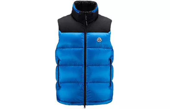 Жилет мужской ярко-синий Moncler