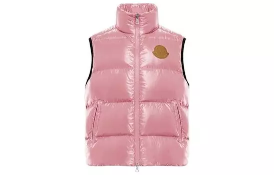 Жилет мужской розовый Moncler, розовый