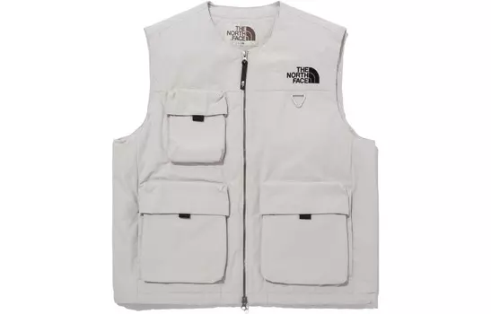 Жилет мужской серый/белый The North Face, серый