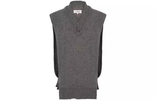 Жилет мужской серый Mm6 Maison Margiela, серый