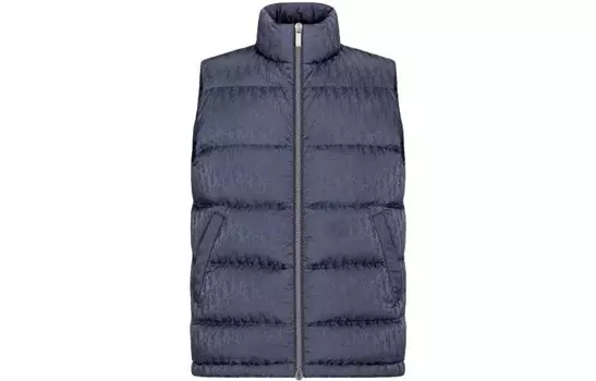 Жилет мужской серый/синий Dior, серый/синий