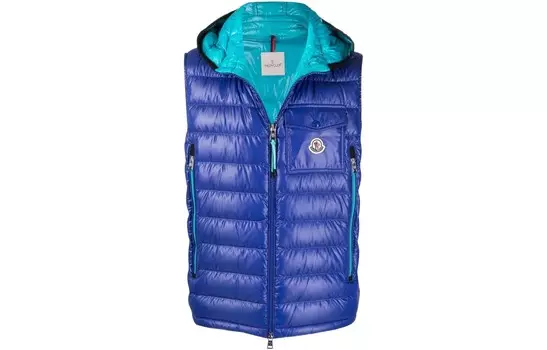 Жилет мужской синий Moncler
