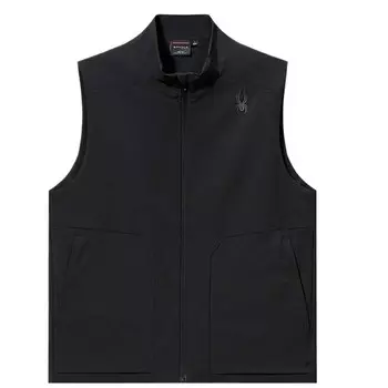 Жилет мужской Spyder, черный