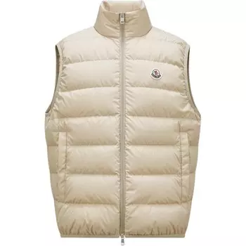 Жилет мужской светло-бежевый Moncler