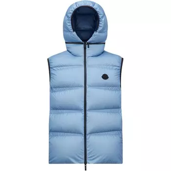 Жилет мужской светло-голубой Moncler