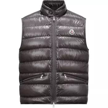 Жилет мужской темно-серый Moncler