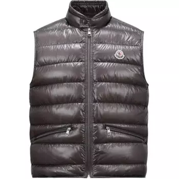 Жилет мужской темно-серый Moncler