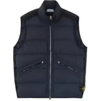 Жилет мужской темно-синий Stone Island, синий