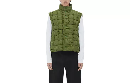 Жилет мужской зеленый Bottega Veneta, зеленый