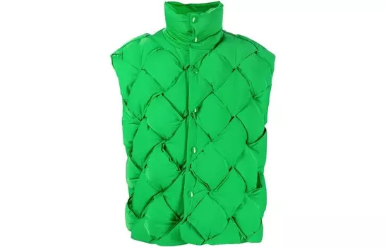 Жилет мужской зеленый Bottega Veneta, зеленый