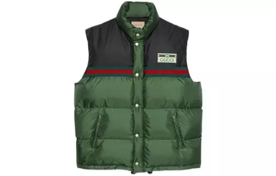 Жилет мужской зеленый Gucci, зеленый