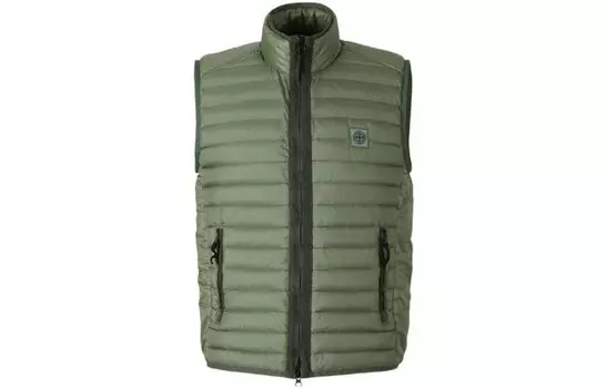 Жилет мужской зеленый Stone Island, зеленый